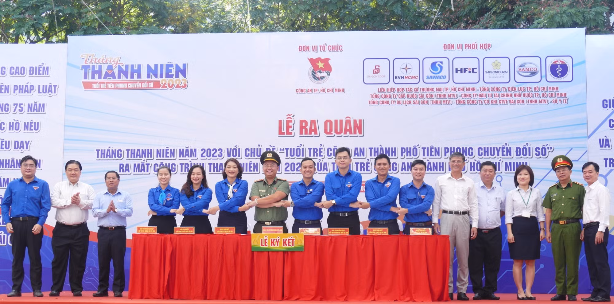 Tuổi trẻ Công an TP Hồ Chí Minh ra quân Tháng Thanh niên năm 2023 -0