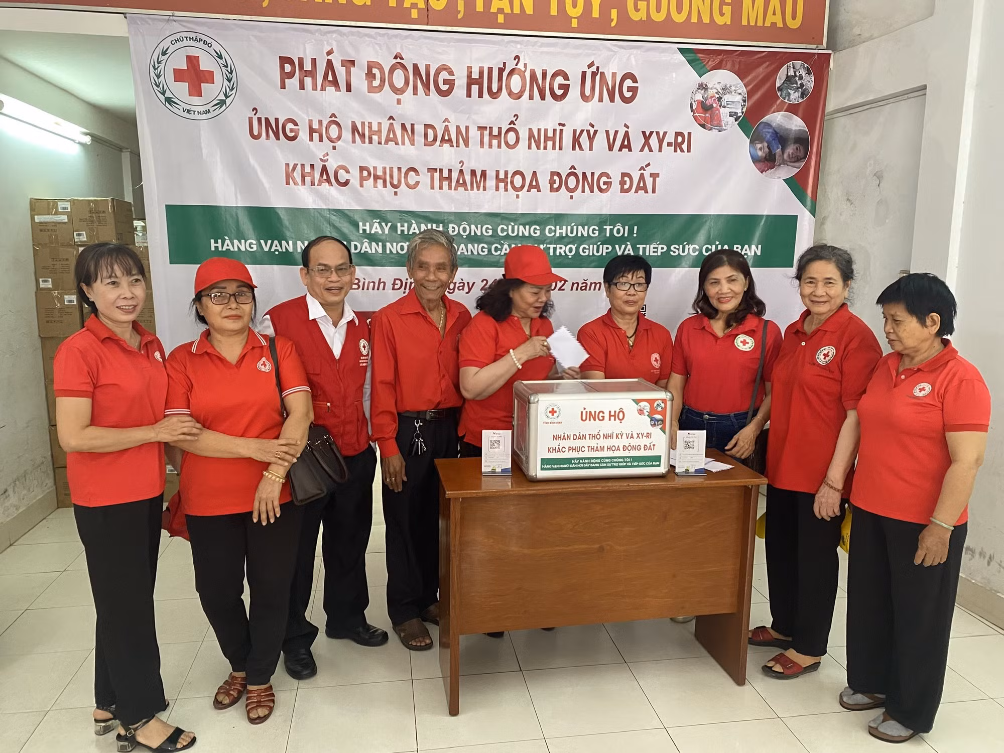 Bình Định phát động kêu gọi ủng hộ nhân dân Thổ Nhĩ Kỳ và Syria -0