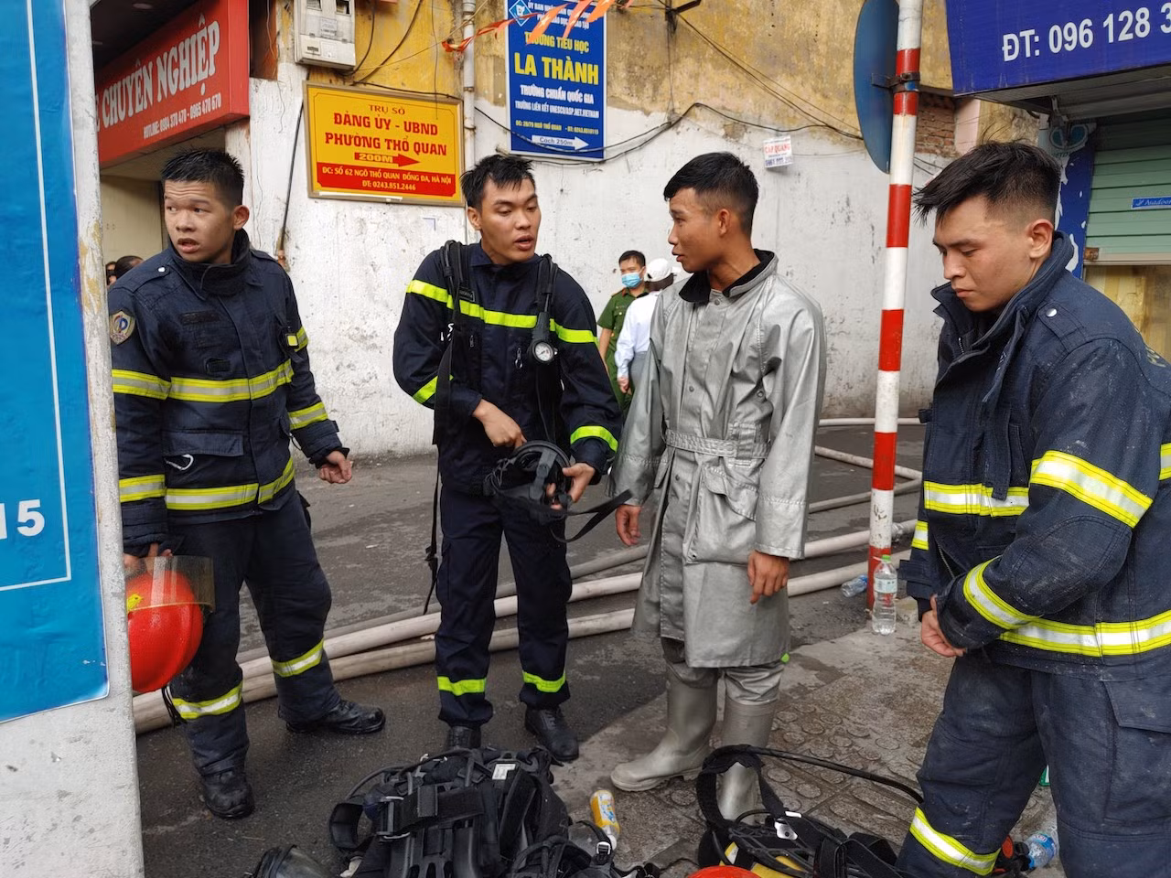 Thông tin chính thức vụ cháy tại ngõ Thổ Quan -1