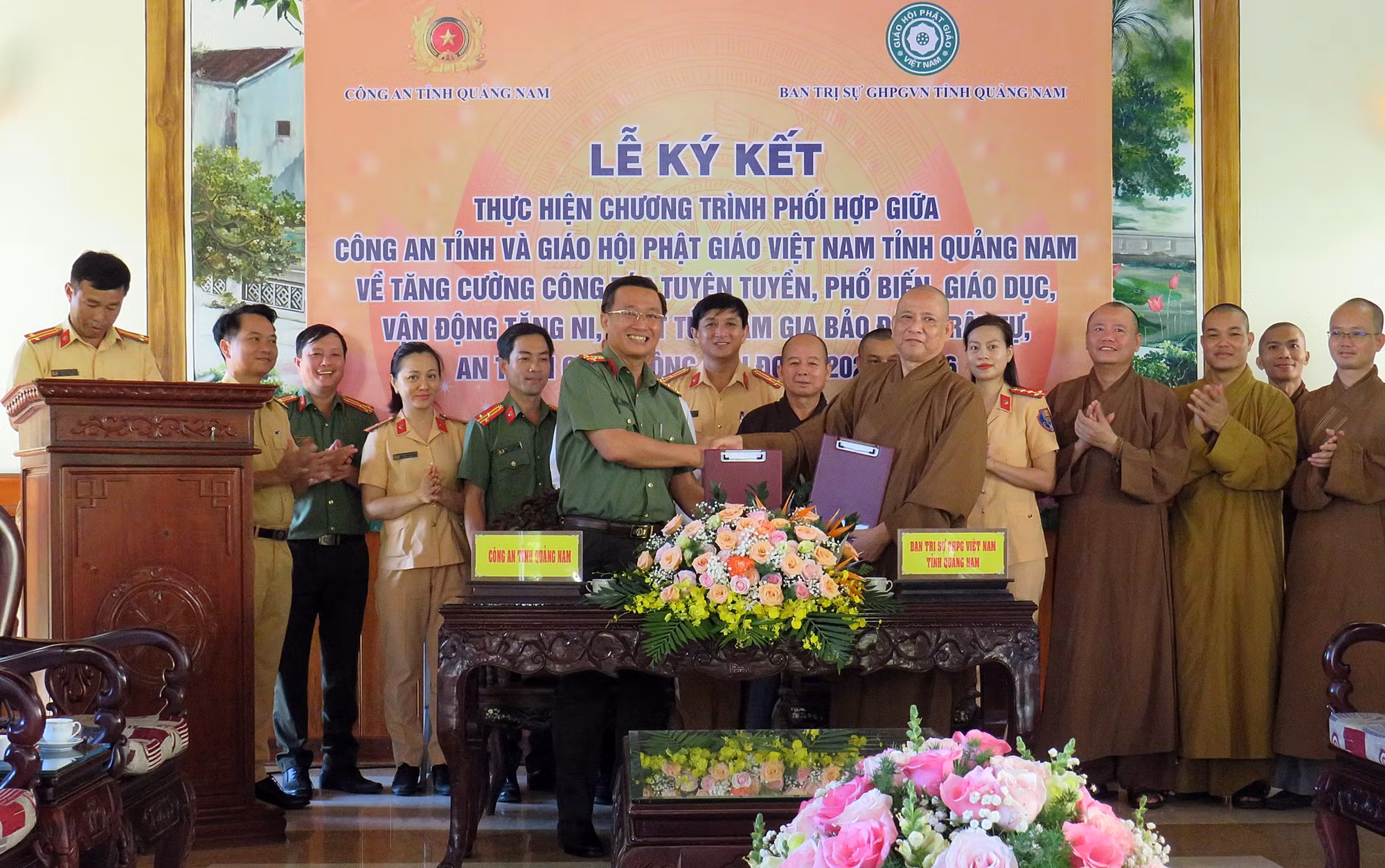 Tăng cường tuyên tuyền, vận động tăng ni, Phật tử tham gia bảo đảm trật tự, an toàn giao thông -0