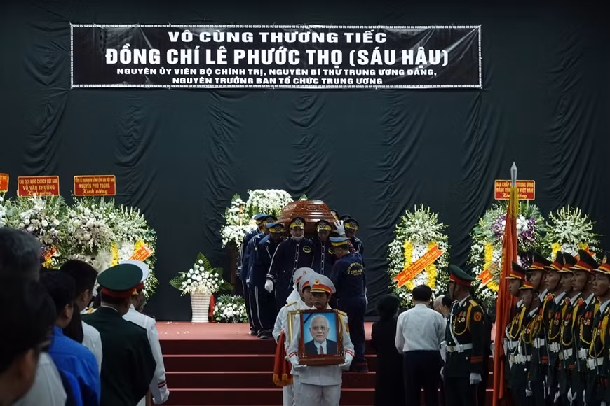 Lời cảm ơn của Ban Lễ tang Nhà nước và gia đình đồng chí Lê Phước Thọ -0