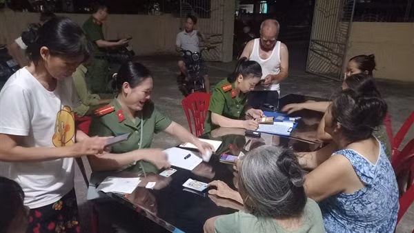 Công an Thái Bình hoàn thành cấp tài khoản định danh điện tử