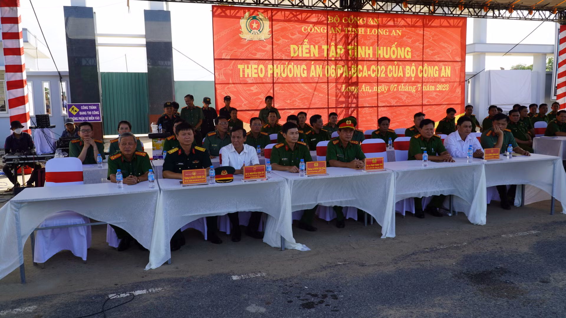 Diễn tập phương án xử lý các băng nhóm gây án theo kiểu giang hồ hỗn chiến -0