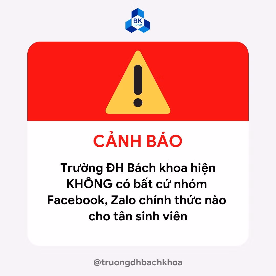 Cảnh báo việc tham gia các hội nhóm tân sinh viên tự phát -0