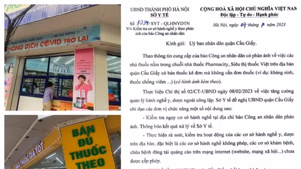 Kiểm tra 2 cơ sở hành nghề y trên địa bàn quận Cầu Giấy theo phản ánh của Báo CAND