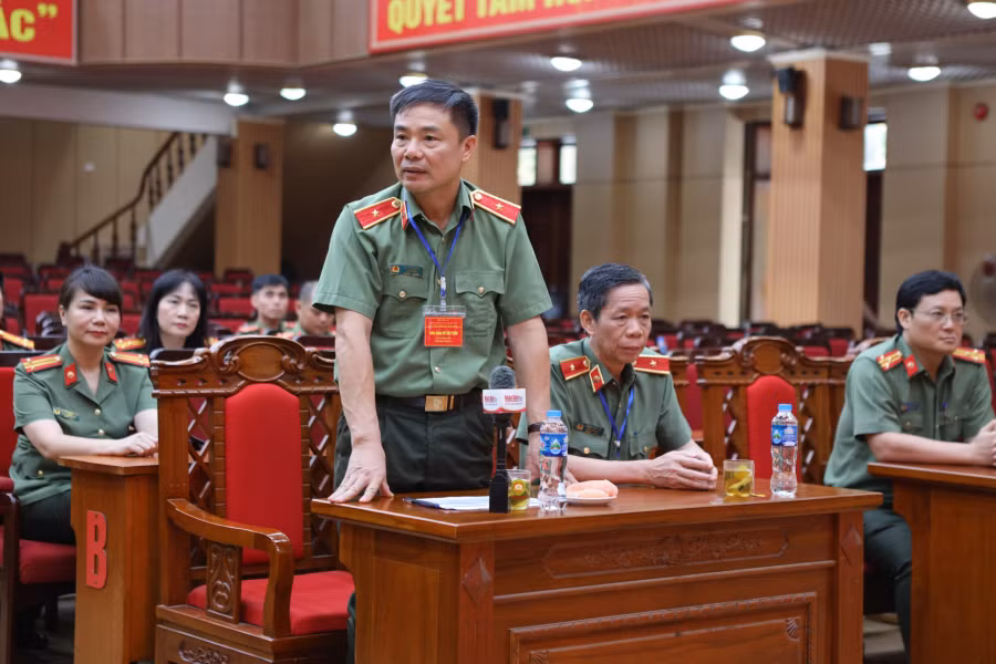 Thứ trưởng Trần Quốc Tỏ kiểm tra công tác tổ chức Kỳ thi đánh giá của Bộ Công an năm 2023 -0