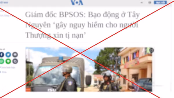 Tổ chức BPSOS lại trắng trợn vu cáo, xuyên tạc sau vụ khủng bố ở Đắk Lắk