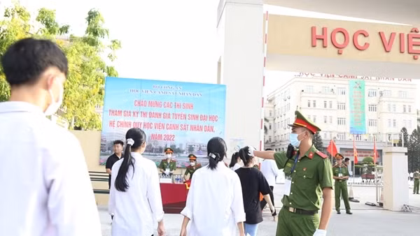 Năm 2023, Học viện CSND chỉ tuyển thẳng giải Nhất học sinh giỏi quốc gia