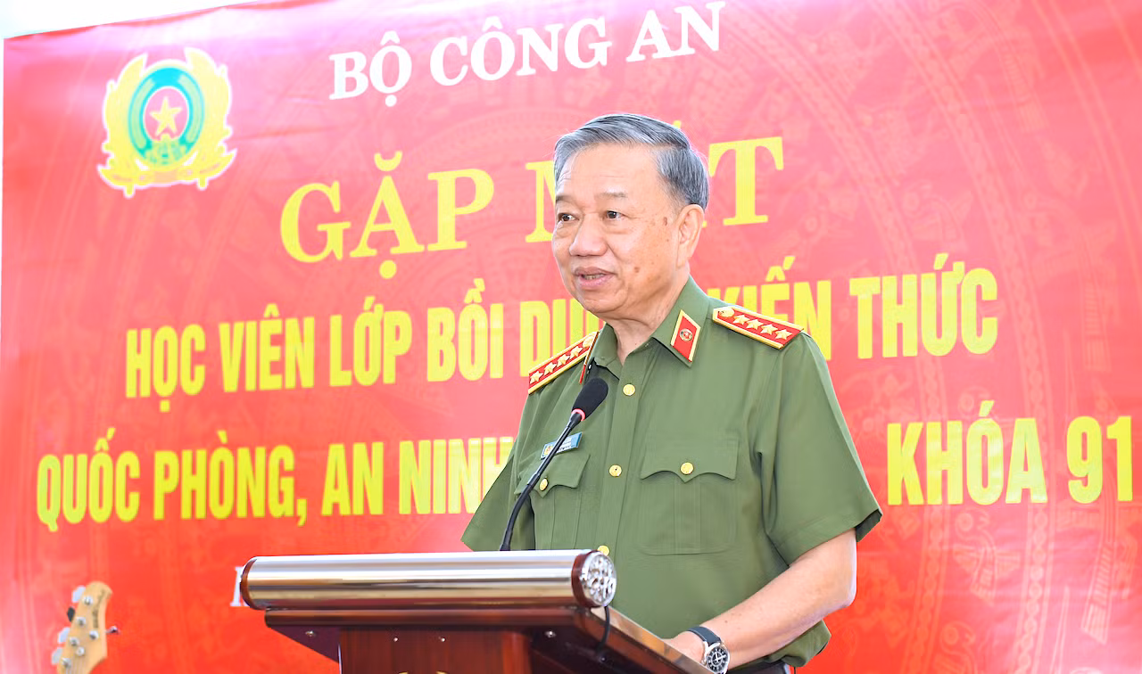 Bộ Công an gặp mặt Lớp bồi dưỡng kiến thức quốc phòng, an ninh đối tượng I, Khóa 91 -0