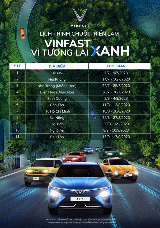 Triển lãm “Vinfast - Vì tương lai xanh” tại Hà Nội: Ra mắt bộ tứ xe điện Vinfast mới -0