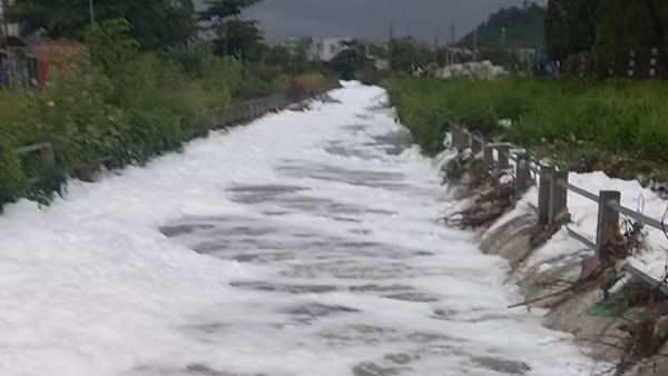 Khẩn trương xử lý vụ việc nước suối có bọt trắng xóa tràn vào khu dân cư
