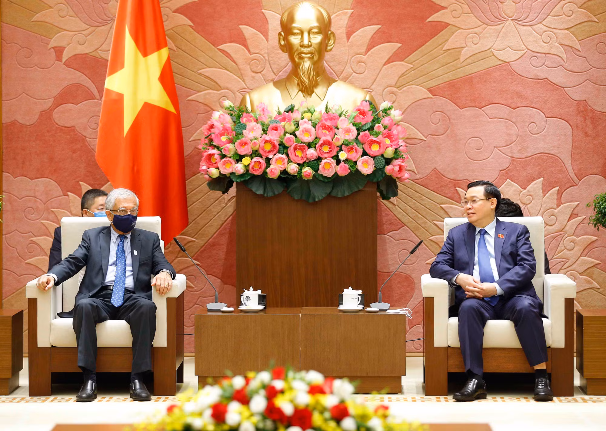 Chủ tịch Quốc hội Vương Đình Huệ&nbsp;tiếp Điều phối viên thường trú của Liên Hợp Quốc -0