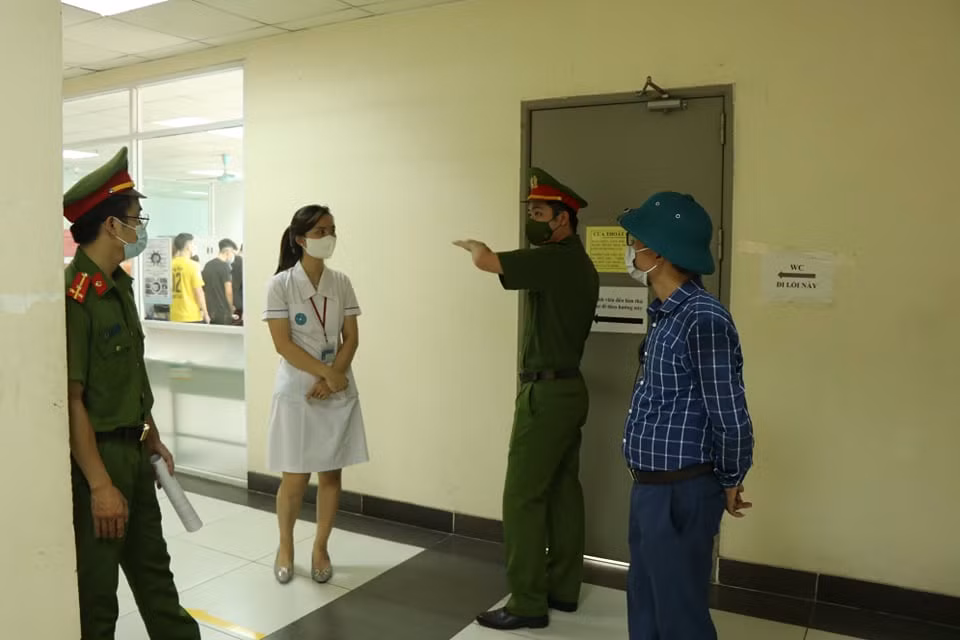 Đảm bảo an toàn PCCC tại khu thu dung, điều trị bệnh nhân COVID-19 -1