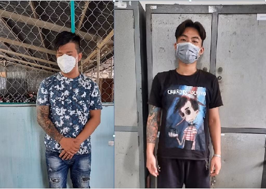 Hai thanh niên rạch phá lều bạt tại chốt kiểm dịch -0