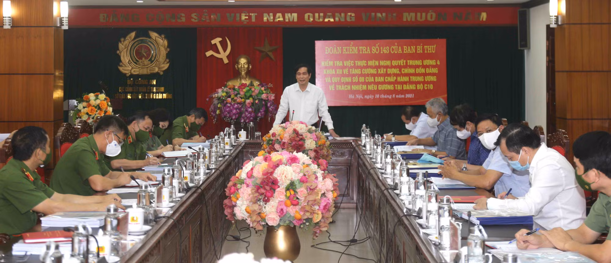 Đoàn Kiểm tra của Ban Bí thư làm việc với Cục Cảnh sát Quản lý trại giam -0