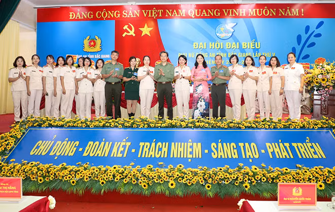 Đại hội đại biểu phụ nữ Công an tỉnh Bắc Giang lần thứ V diễn ra thành công tốt đẹp -0