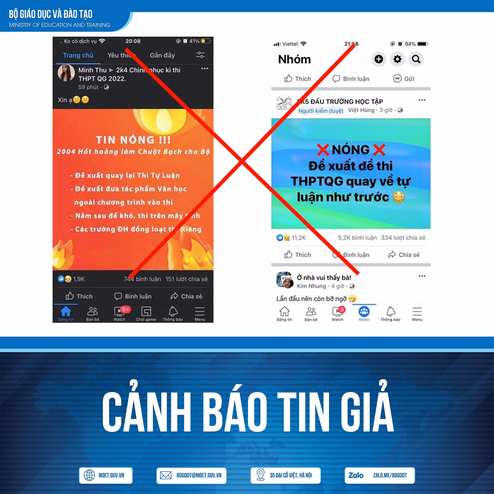 Thông tin về đổi hình thức thi tốt nghiệp THPT năm 2022 là sai sự thật -0