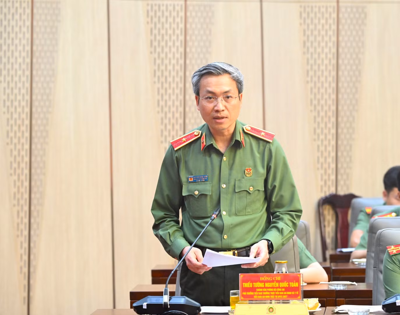 Phiên họp triển khai công tác bảo đảm ANTT và y tế -0