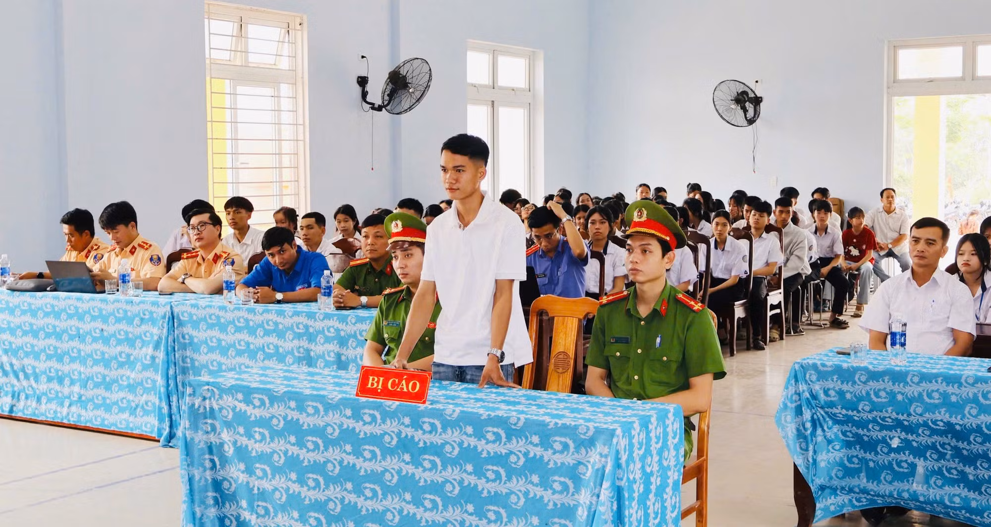Công an cấp xã ở Huế sáng tạo, đổi mới cách thức tuyên truyền pháp luật đến thanh, thiếu niên -0