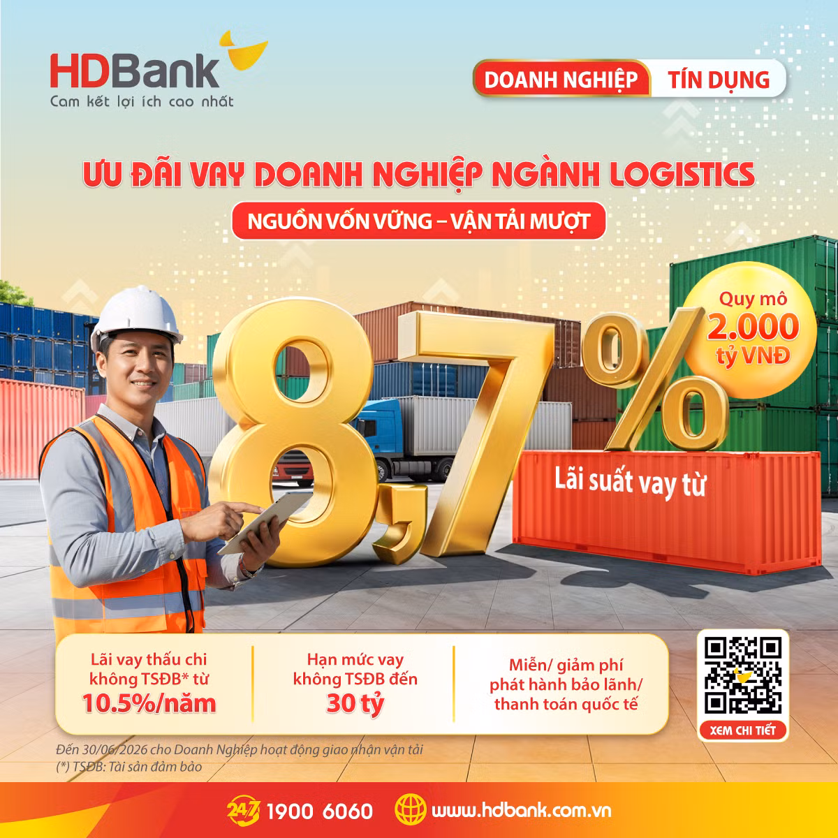 HDBank tung “combo” tài chính trọng điểm -0