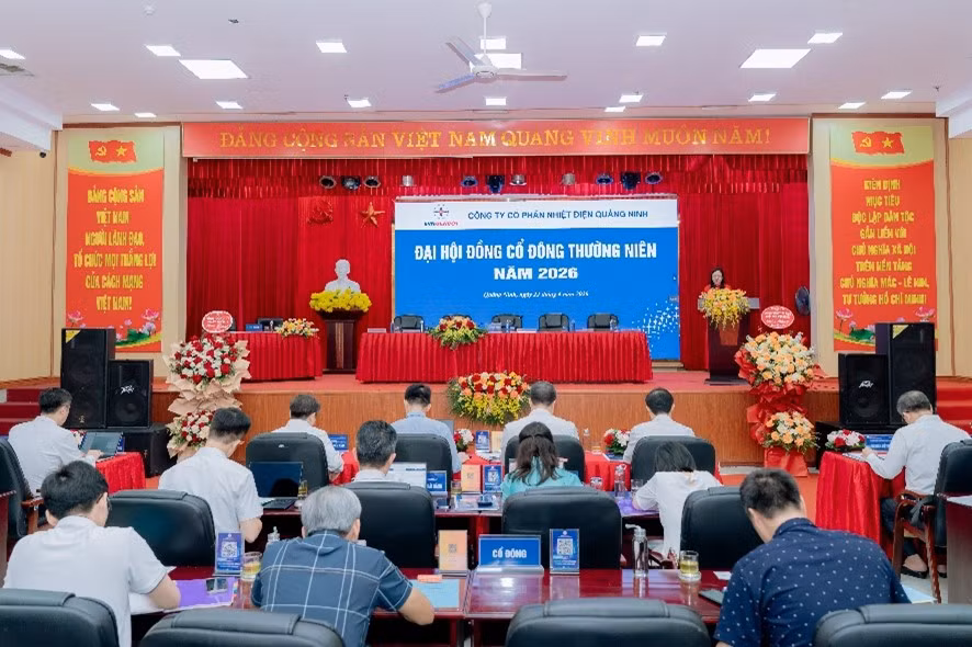 Công ty cổ phần Nhiệt điện Quảng Ninh tổ chức thành công Đại hội đồng cổ đông thường niên năm 2026 -0