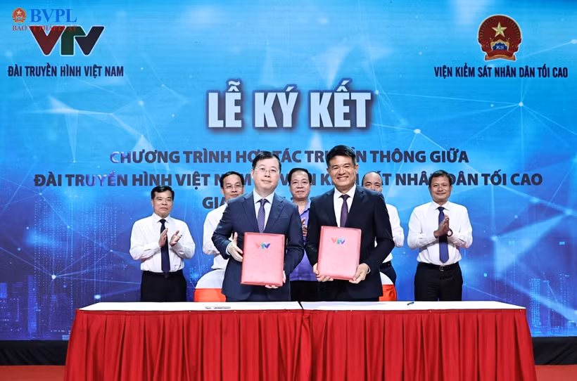 Ký kết Chương trình hợp tác truyền thông giữa VKSND tối cao và Đài Truyền hình Việt Nam giai đoạn 2027 – 2030 -0