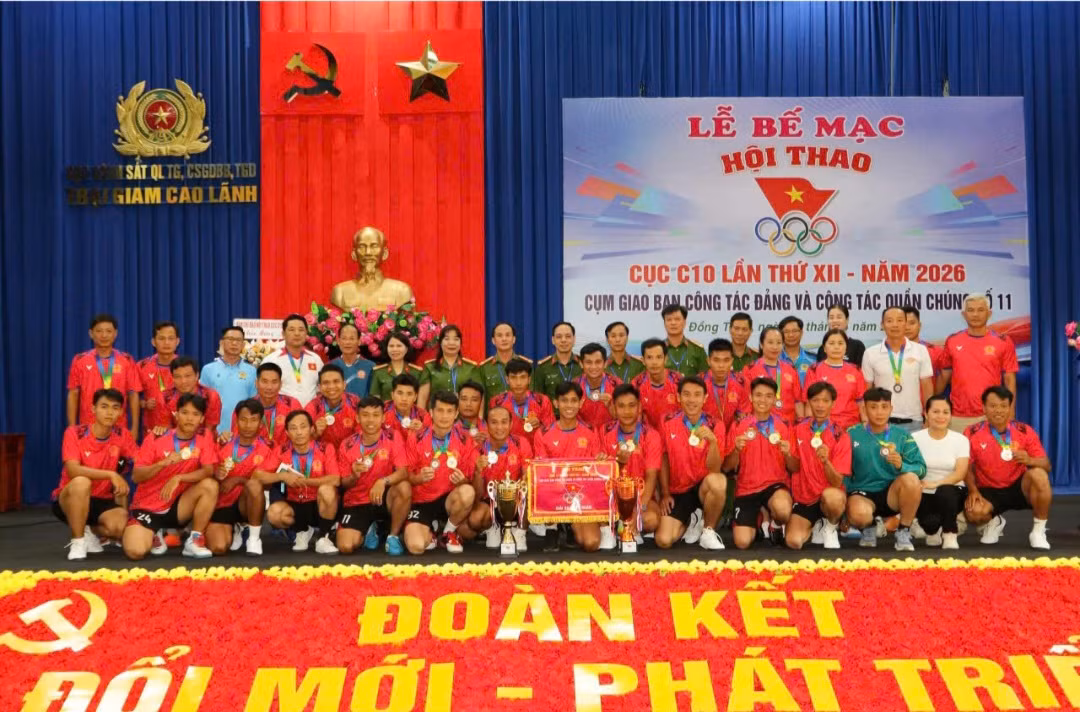 Sôi nổi Hội thao Cụm giao ban công tác Đảng và công tác quần chúng số 11 -0