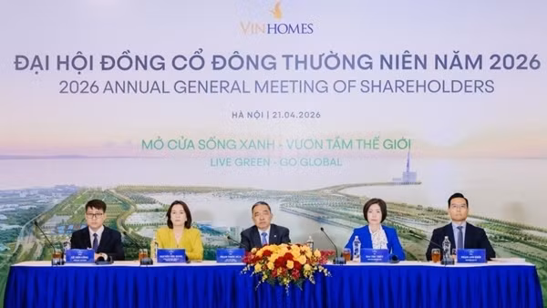 Vinhomes đặt mục tiêu lợi nhuận sau thuế 60.000 tỷ đồng năm 2026