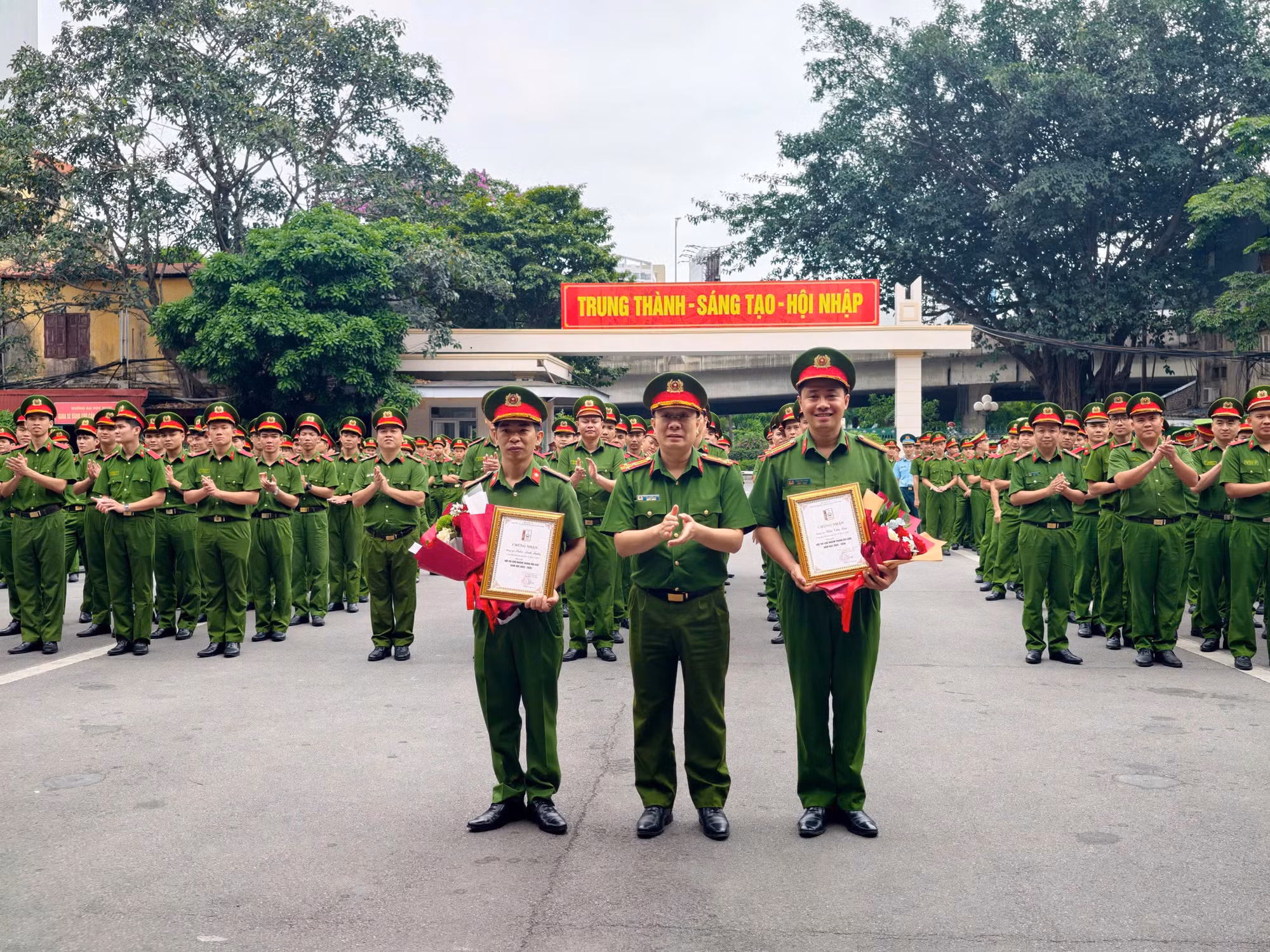 Sôi nổi Hội thi chủ nhiệm trung đội giỏi của Trường Đại học Phòng cháy chữa cháy -0