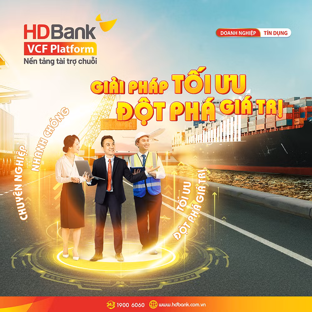 HDBank đẩy mạnh tài trợ theo chuỗi: Tín chấp lên đến 5 tỷ và tỷ lệ tài trợ đến 100%, khơi thông dòng vốn hệ sinh thái và chuỗi giá trị -0