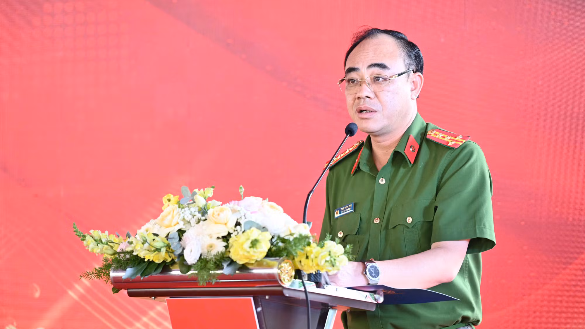 Đại tá Trần Hồng Phú, Phó Cục trưởng Cục Cảnh sát QLHC về TTXH (Bộ Công an) chia sẻ định hướng triển khai mô hình Trạm công dân số.