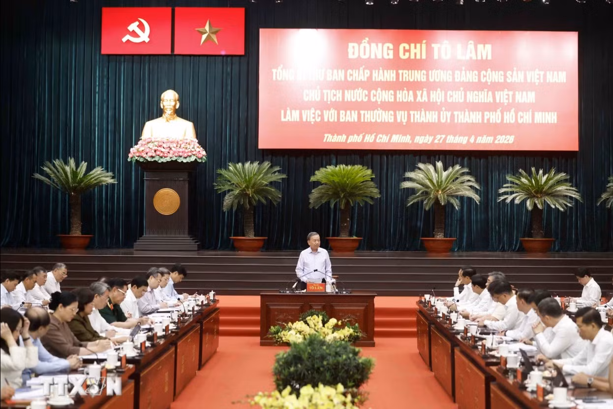 Tổng Bí thư, Chủ tịch nước Tô Lâm: TP Hồ Chí Minh phải đi đầu, biến các nghị quyết chiến lược thành thực tiễn sống động -0