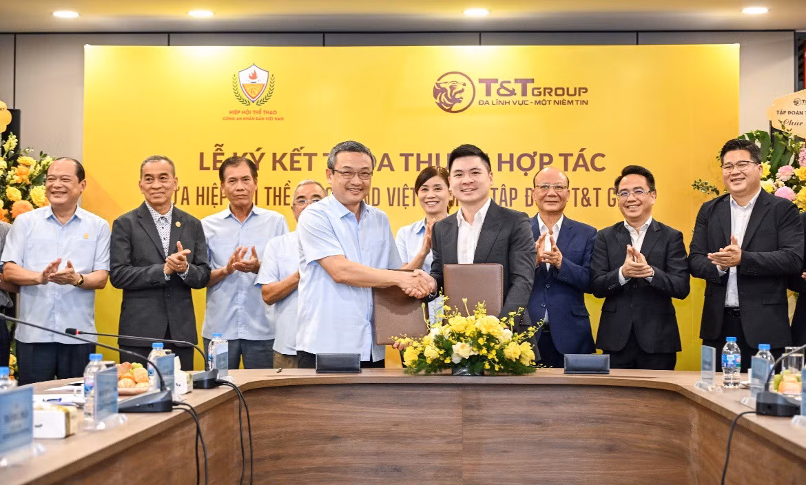 Hiệp hội Thể thao CAND Việt Nam và Tập đoàn T&T Group ký kết Thỏa thuận hợp tác - 0