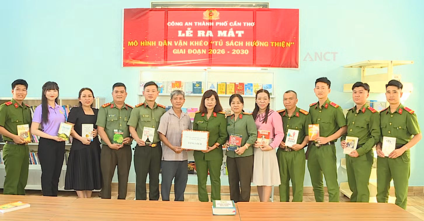 Lan tỏa giá trị văn hóa đọc trong Công an TP Cần Thơ -0