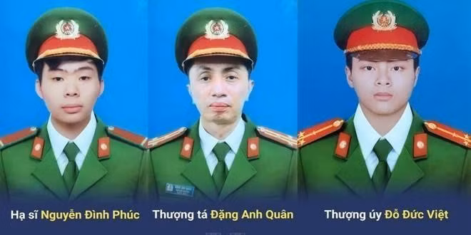 Thông báo về việc tổ chức tang lễ 3 liệt sĩ Công an Hà Nội -0
