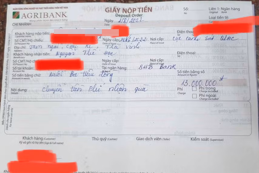 Đại úy Công an cùng nhân viên ngân hàng kịp thời ngăn chặn vụ lừa đảo chuyển tiền -0