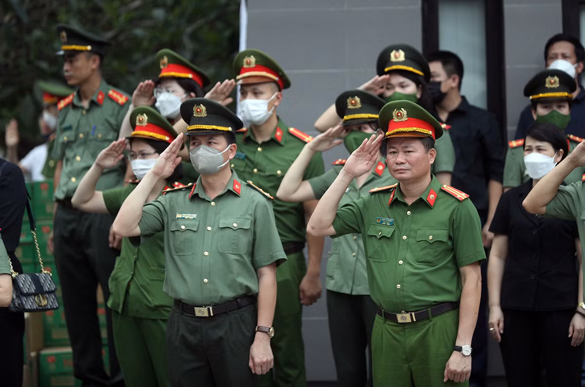 Tổ chức trọng thể Lễ tang 3 liệt sỹ Công an hy sinh khi chữa cháy -1