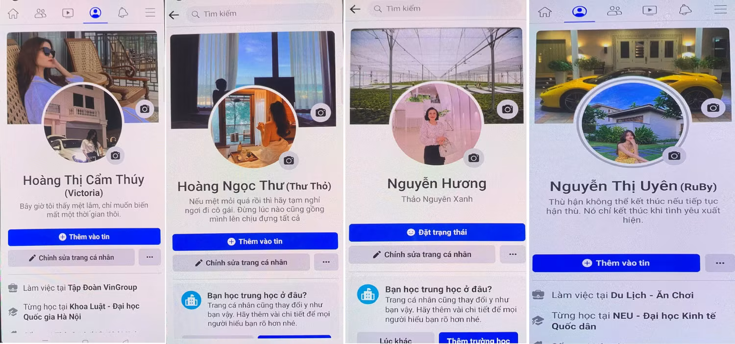 Lập hàng loạt facebook ảo, đăng hình gái xinh để lừa đảo -0