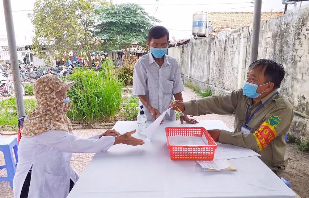 Phát huy sức mạnh của ban bảo vệ dân phố ở Tây Ninh -0