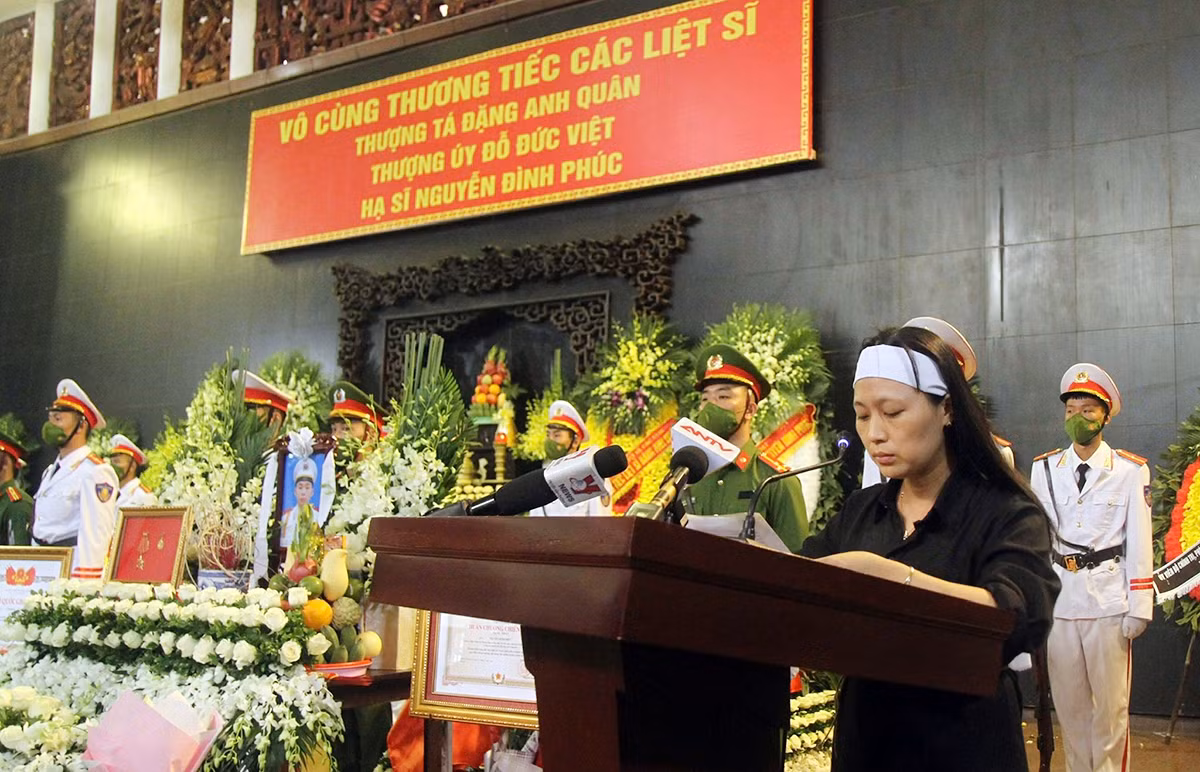 Tổ chức trọng thể Lễ tang 3 liệt sỹ Công an hy sinh khi chữa cháy -0