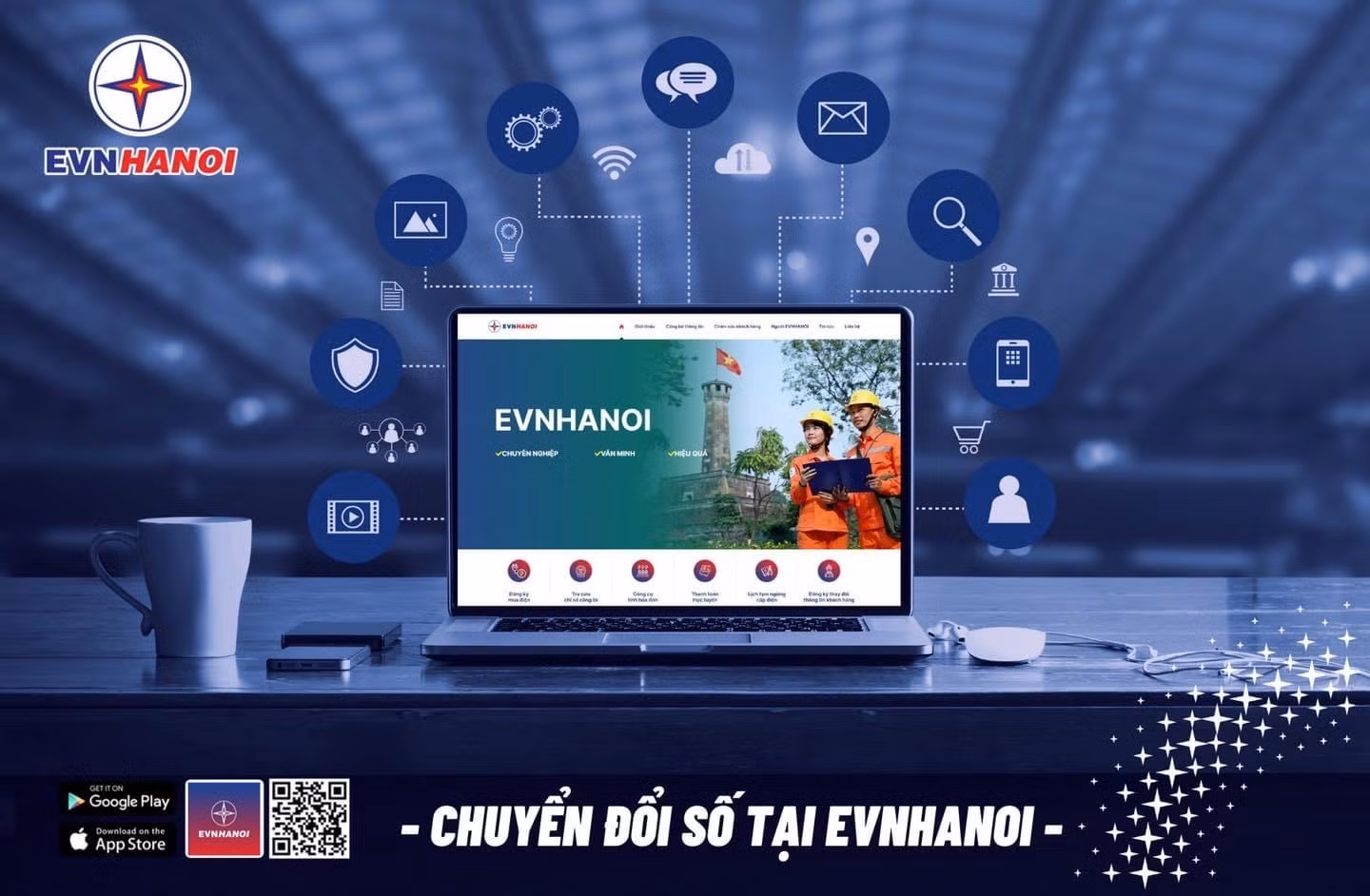EVNHANOI phấn đấu đến hết năm 2022 sẽ trở thành doanh nghiệp số -0
