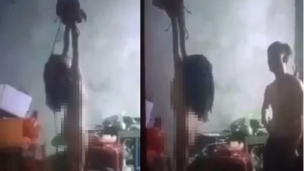 Bé gái 11 tuổi bị bố treo lên trần nhà đánh đập