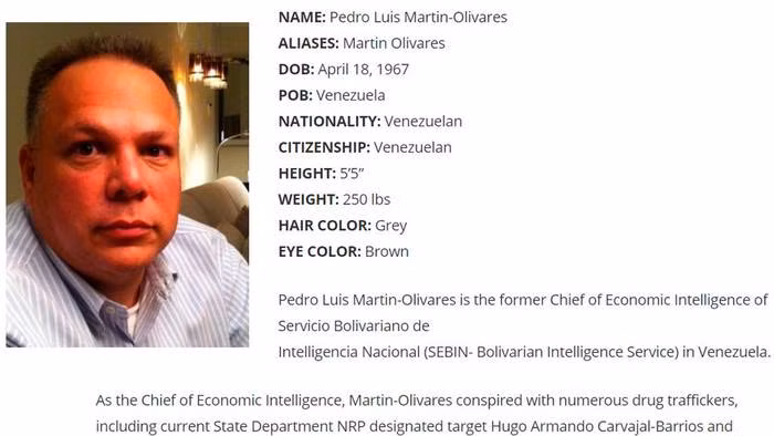 Cựu giám đốc tình báo Venezuela dính nghi án buôn lậu ma túy -0