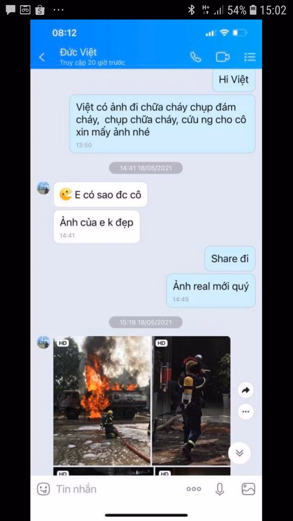 Câu chuyện cảm động trong kí ức về chàng lính cứu hỏa quả cảm -0