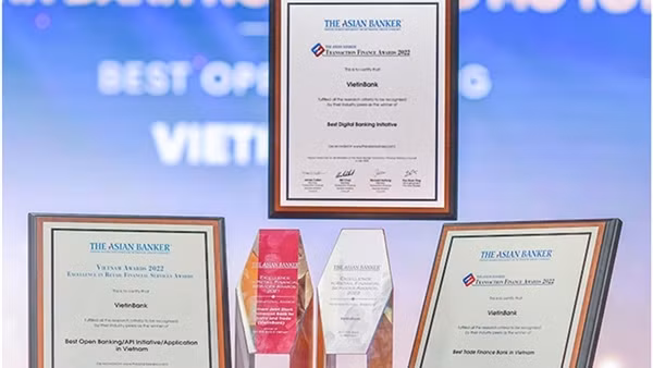VietinBank “thắng lớn” tại các hạng mục giải thưởng của The Asian Banker
