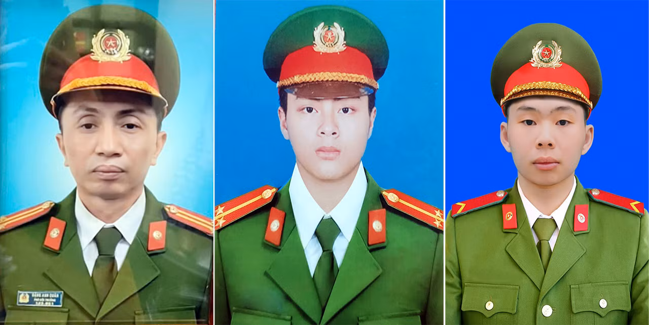 Truy thăng cấp bậc hàm đối với 3 CBCS Cảnh sát dũng cảm hy sinh khi chữa cháy -0