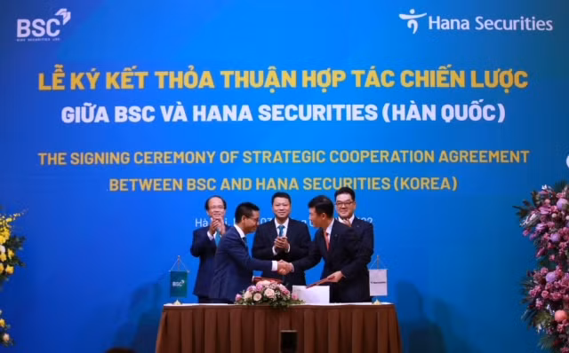 BSC và HSC (Hàn Quốc) ký kết thỏa thuận hợp tác chiến lược -1
