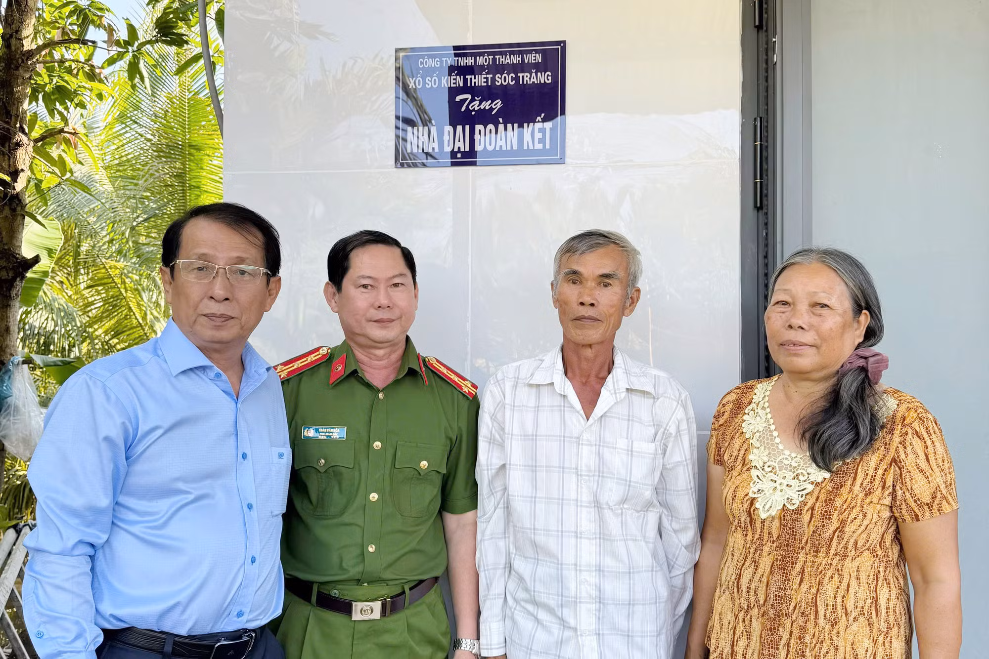 Công an tỉnh Sóc Trăng bàn giao nhà đại đoàn kết -0