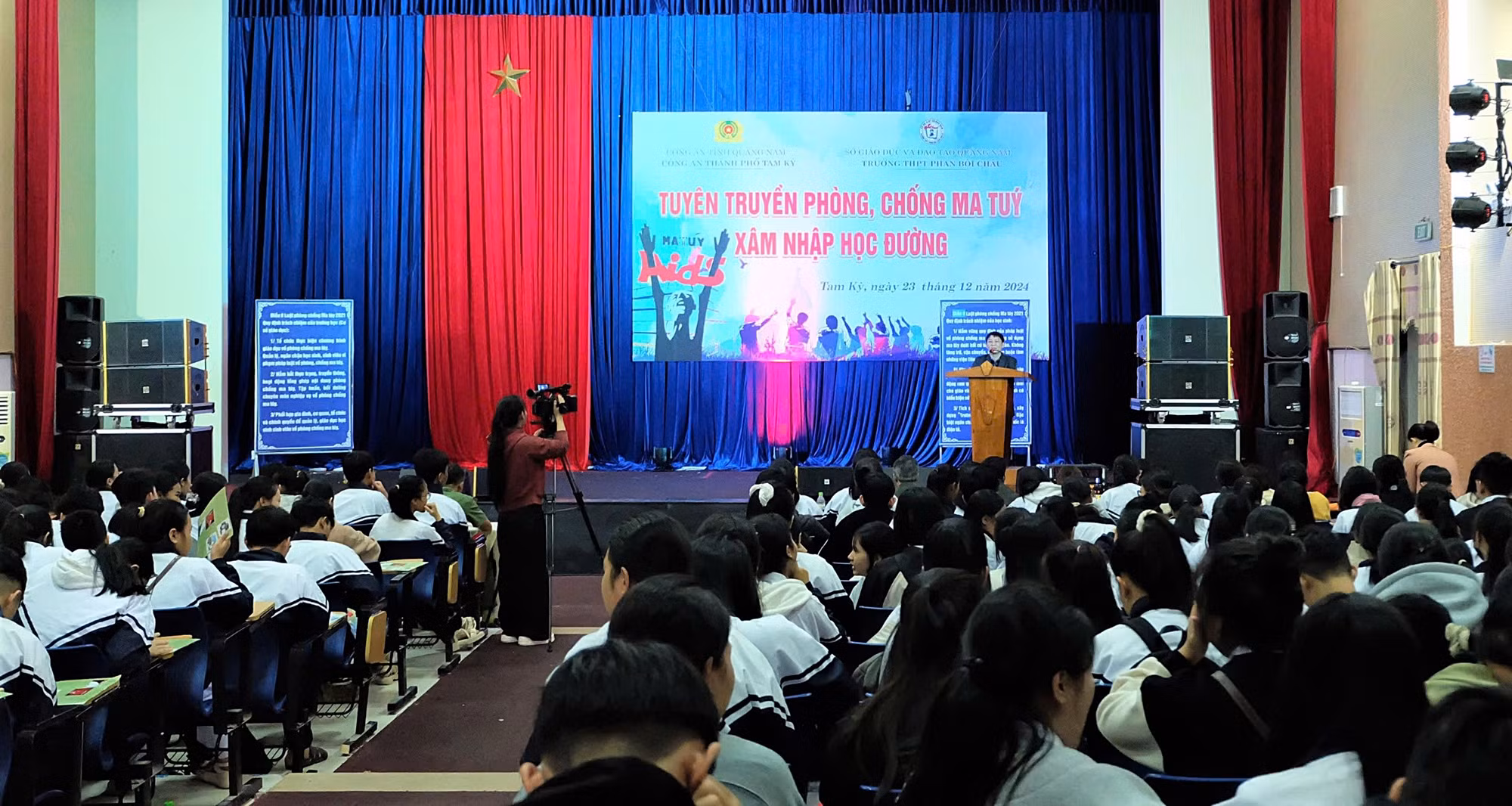 Sân khấu hóa nội dung tuyên truyền về ma túy trong học đường -0