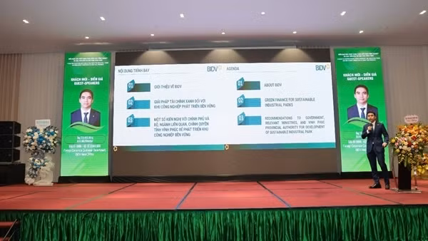 BIDV cung cấp giải pháp phát triển bền vững khu công nghiệp